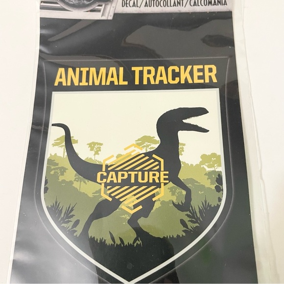Jurassic World Animal Tracker Decal Sticker Dinosaur - Picture 4 of 13